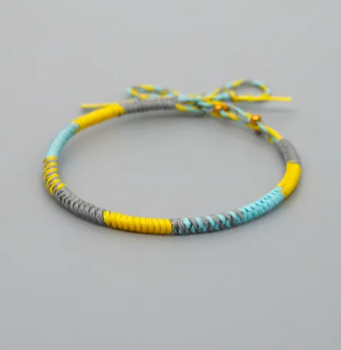 Woven Colorful Natal Rope Bracelet Handmade Jewelry