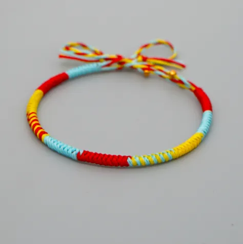 Woven Colorful Natal Rope Bracelet Handmade Jewelry