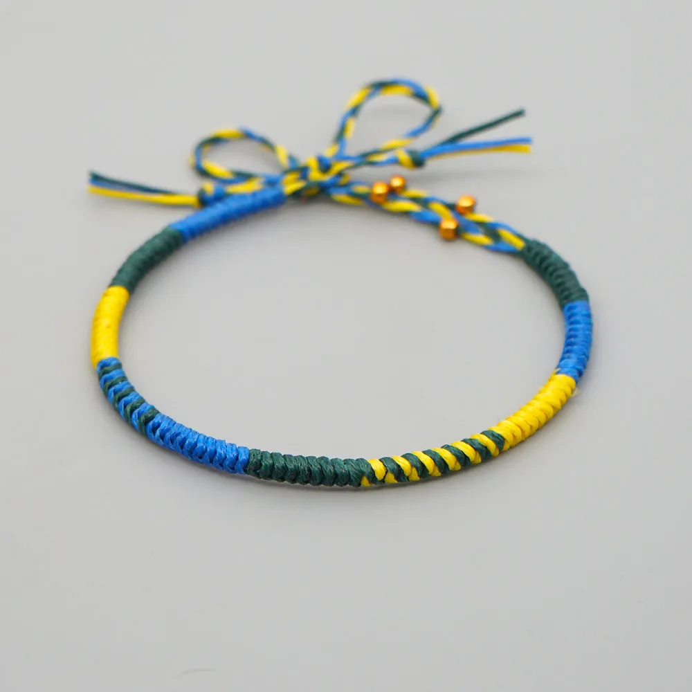 Woven Colorful Natal Rope Bracelet Handmade Jewelry